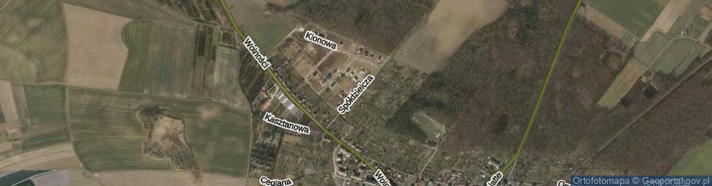 Zdjęcie satelitarne Spółdzielcza ul.